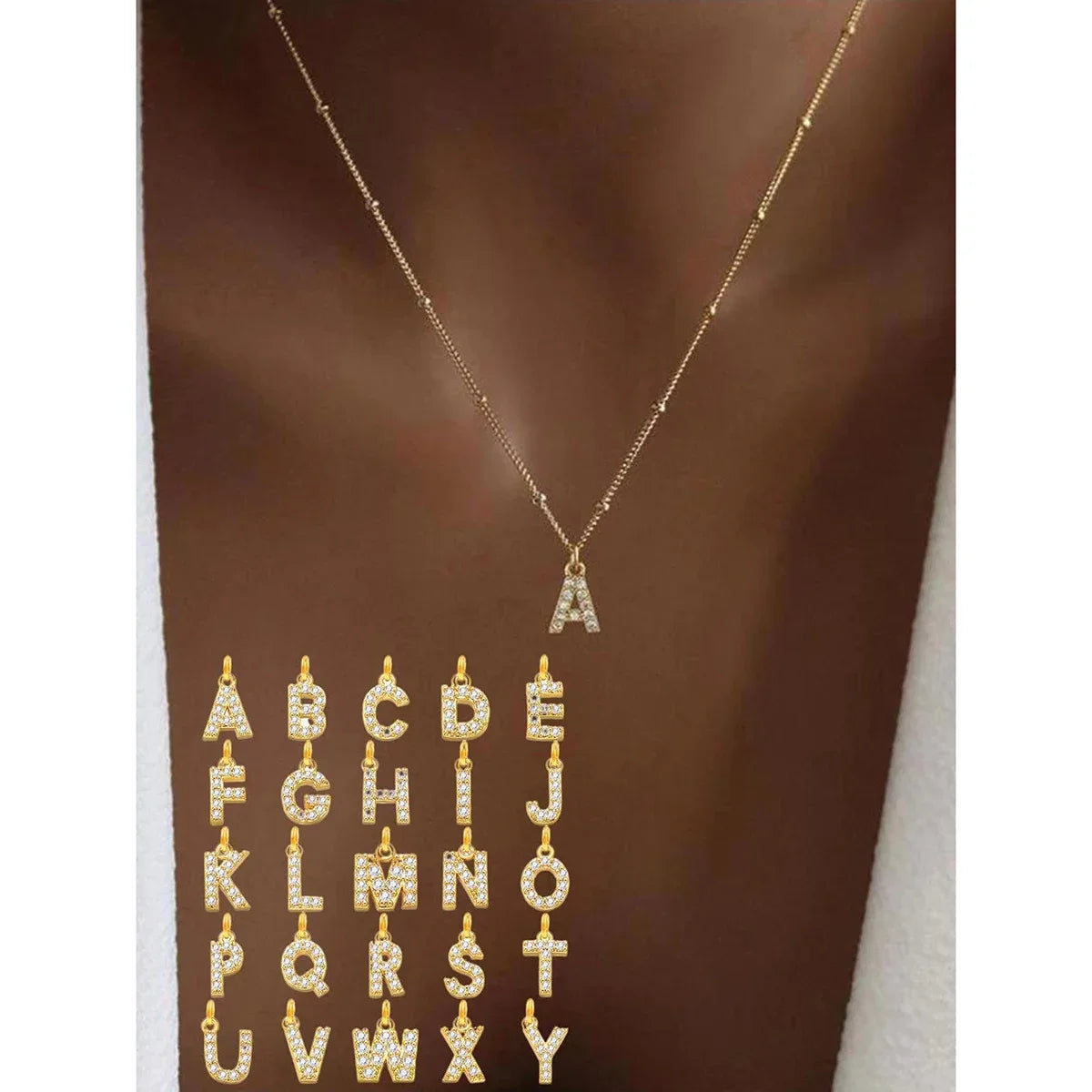 MODA necklace (A-Z Letter)