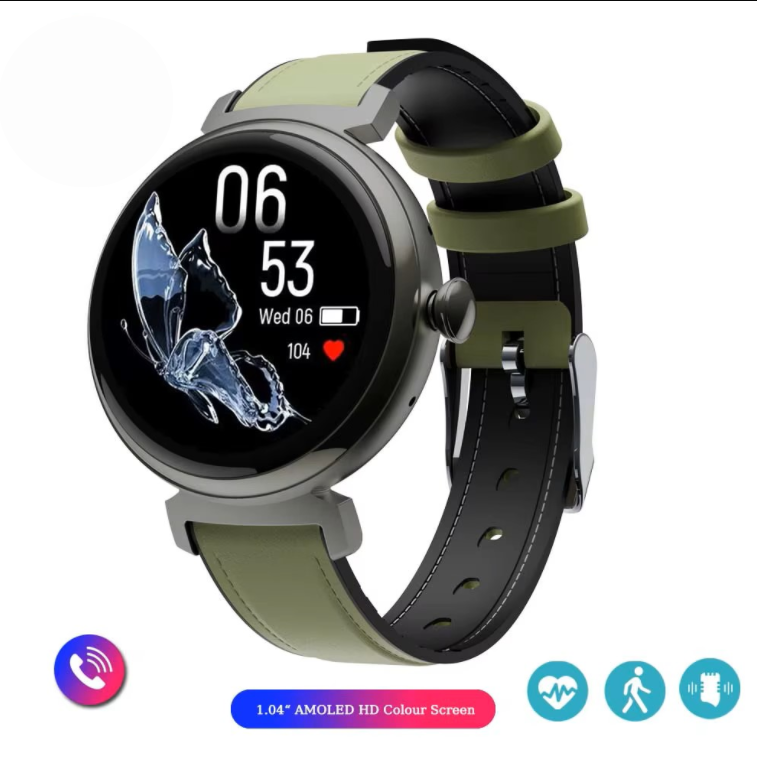 2025 1.04 inch AMOLED Smart watch for Ladies
