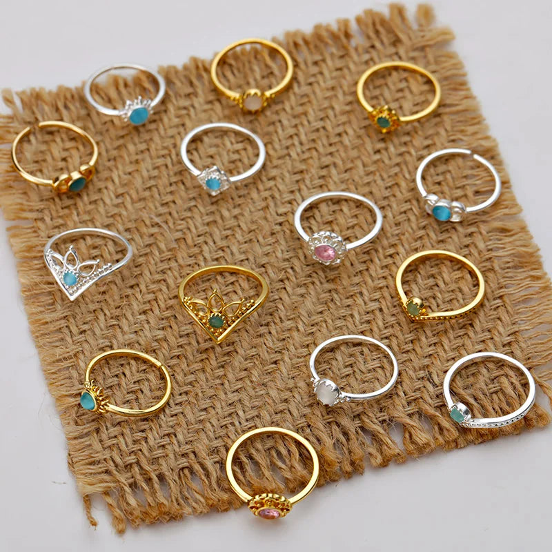MODAs Sun Opal Rings