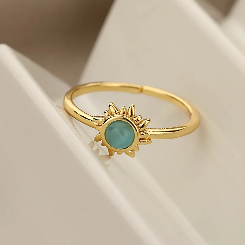MODAs Sun Opal Rings