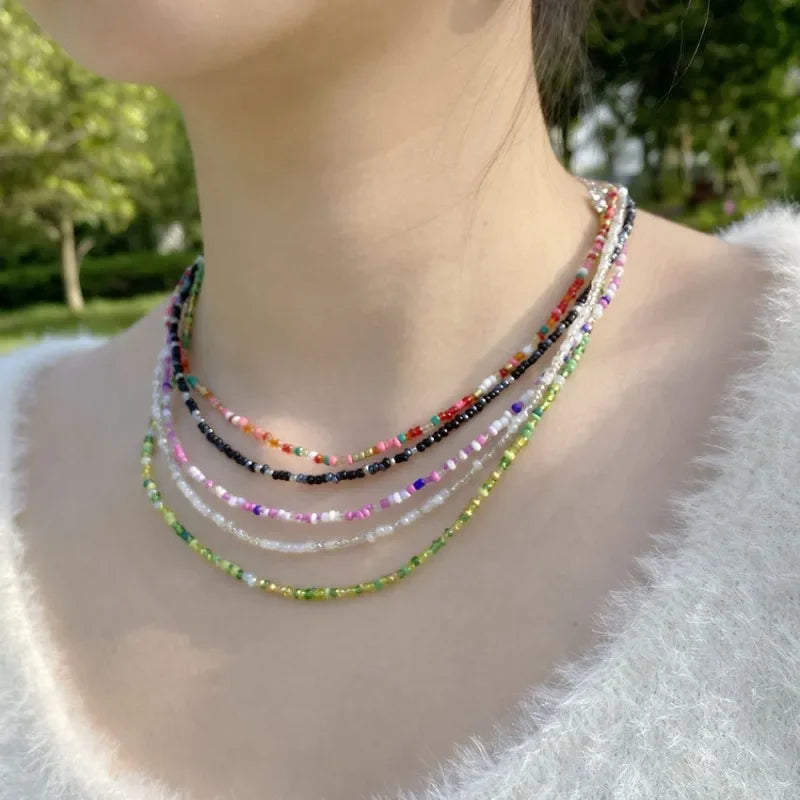 MODA Colorful Simple Necklace