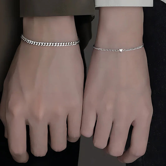 2PCS MODAs Simple Fashion Bracelet Set for Couple