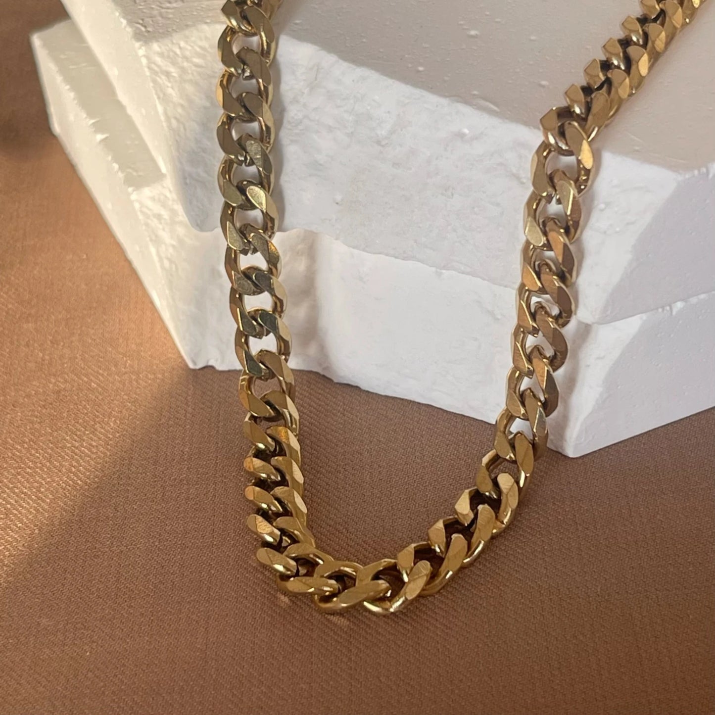Moda 3/5/7mm  Punk Cuban Chains Necklace for Men