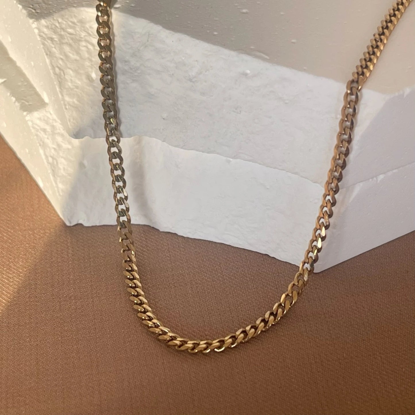 Moda 3/5/7mm  Punk Cuban Chains Necklace for Men