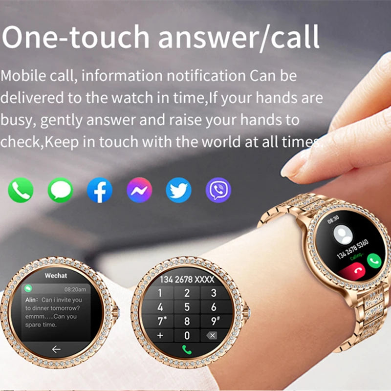 Smart Watch 1.32" AMOLED 360*360 HD FOR WOMEN