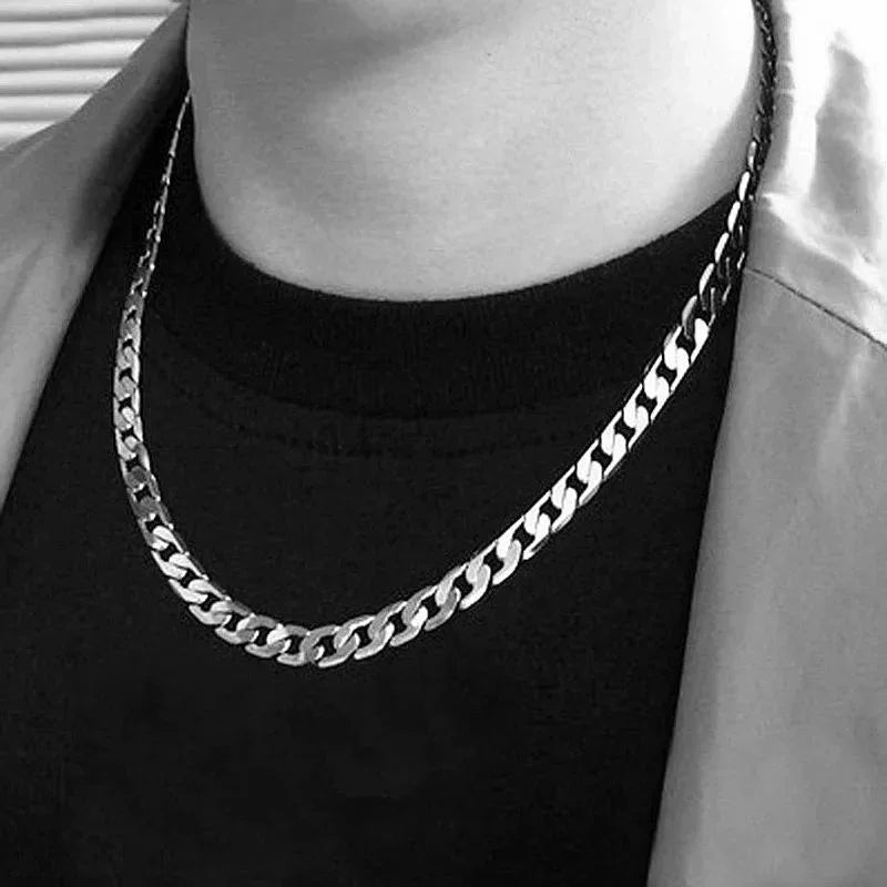 MODA 925 Sterling Silver Necklace <16/18/20/22/24 Inches> Classic 6MM Chain