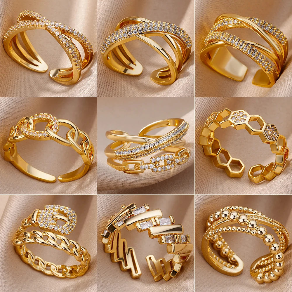 MODA GOLD COLLECTION RINGS 
ON BUDGET RINGS