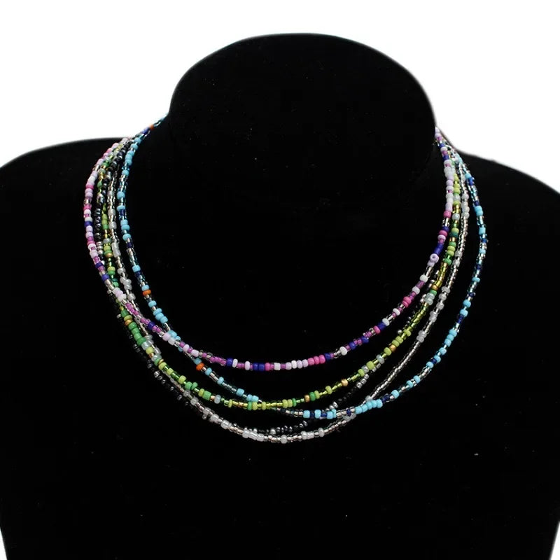 MODA Colorful Simple Necklace