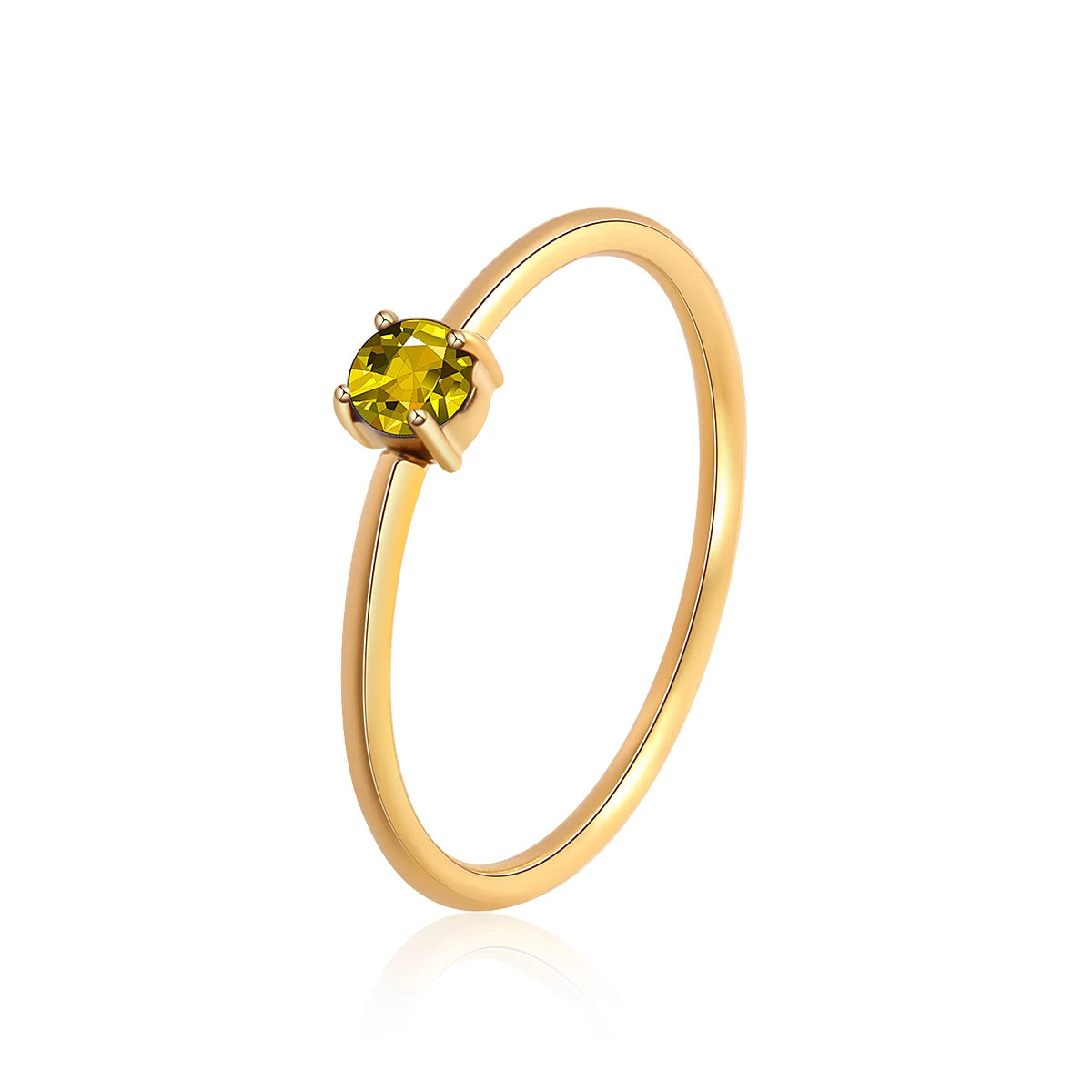 MODA Birthstone Rings for Women Simple Style