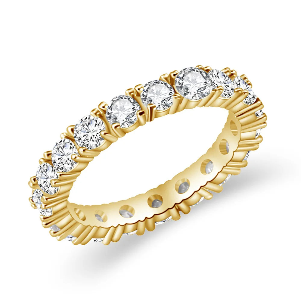 MODA Wedding Rings STYLISH COLLECTIONS for Women  Silver Gold Color