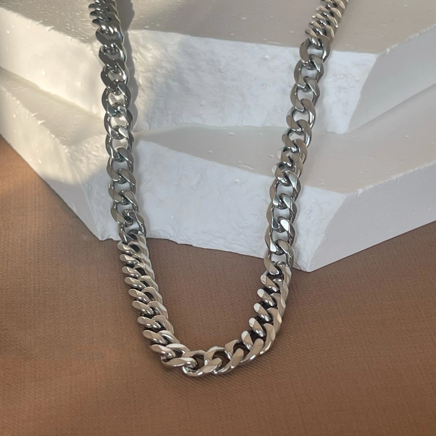 Moda 3/5/7mm  Punk Cuban Chains Necklace for Men
