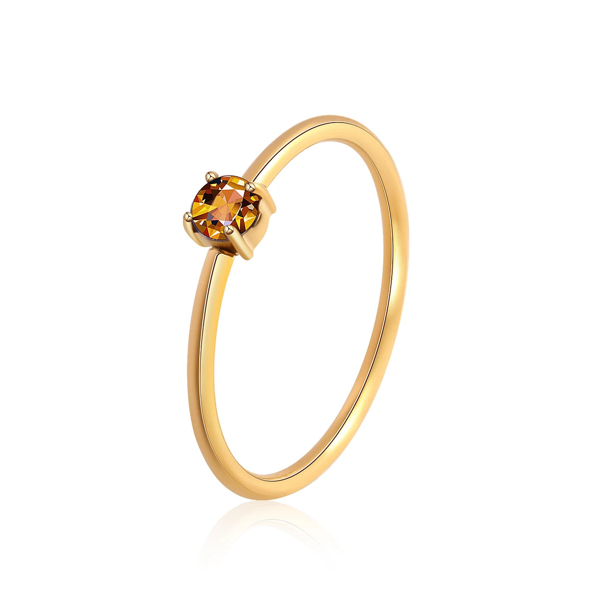 MODA Birthstone Rings for Women Simple Style