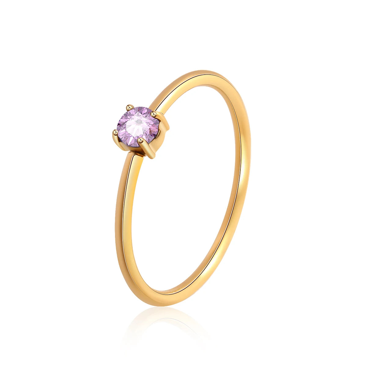 MODA Birthstone Rings for Women Simple Style