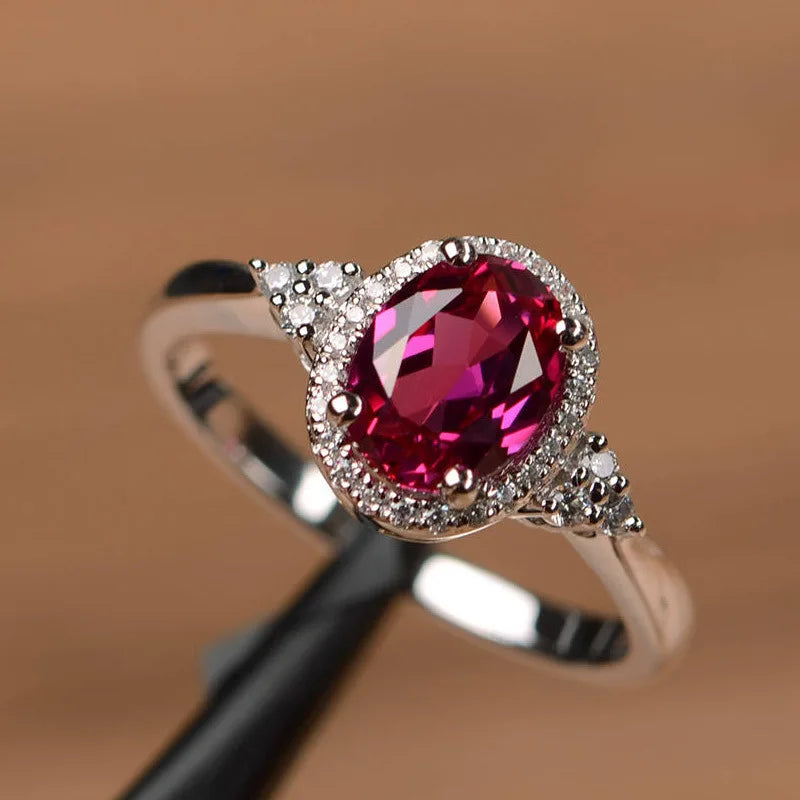 MODA Beautiful Ruby Rings