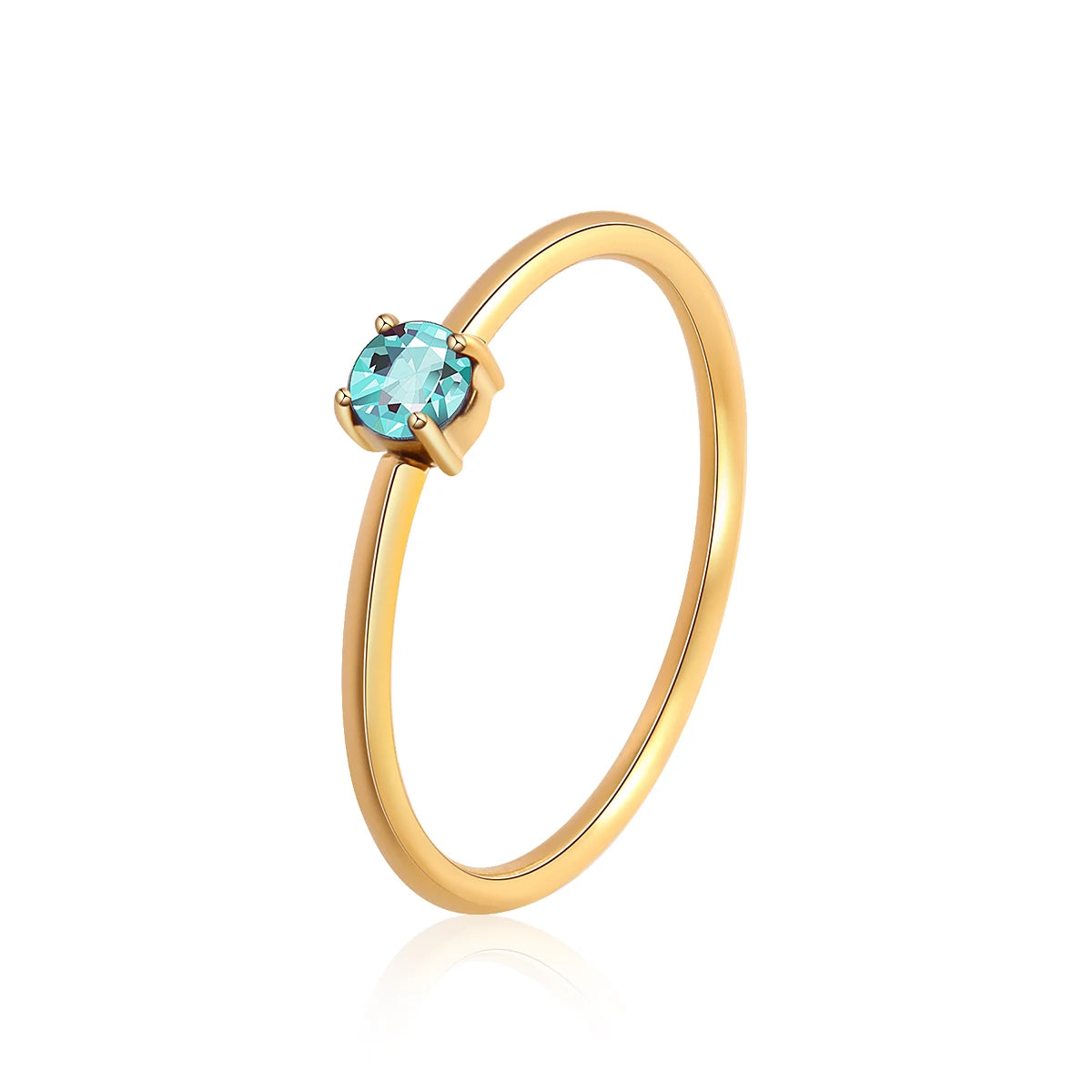 MODA Birthstone Rings for Women Simple Style