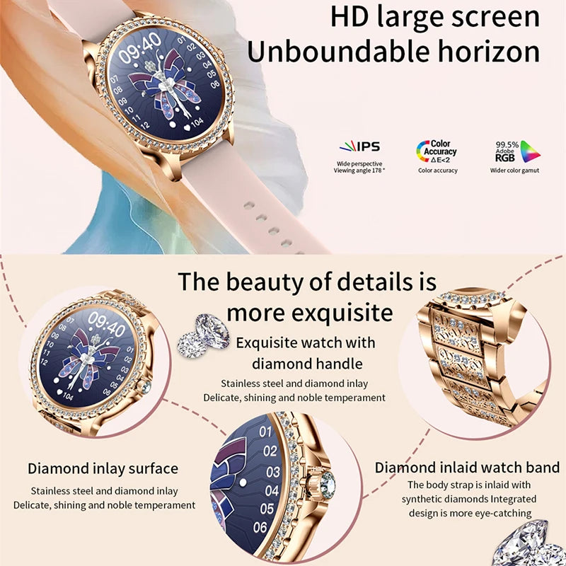 Smart Watch 1.32" AMOLED 360*360 HD FOR WOMEN