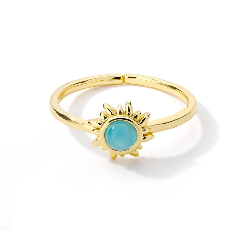 MODAs Sun Opal Rings