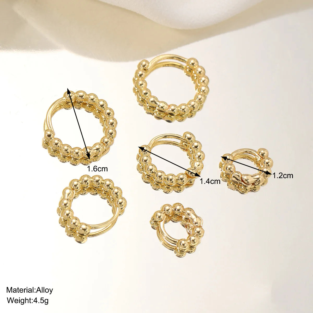 6Pcs Moda beautiful Earrings
