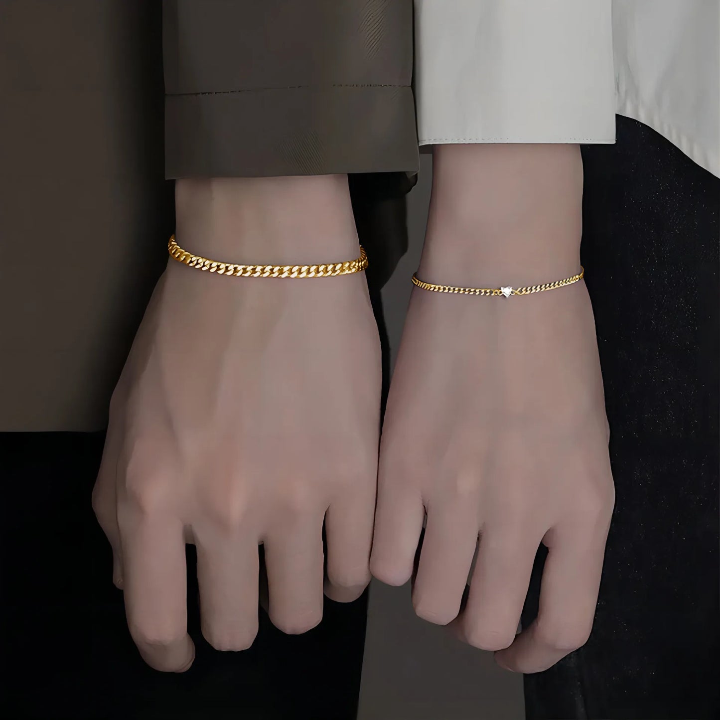 2PCS MODAs Simple Fashion Bracelet Set for Couple