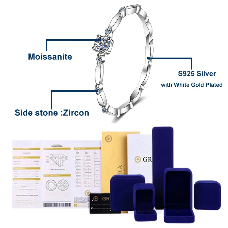 MODA Simple Sliver Engagement Ring..
