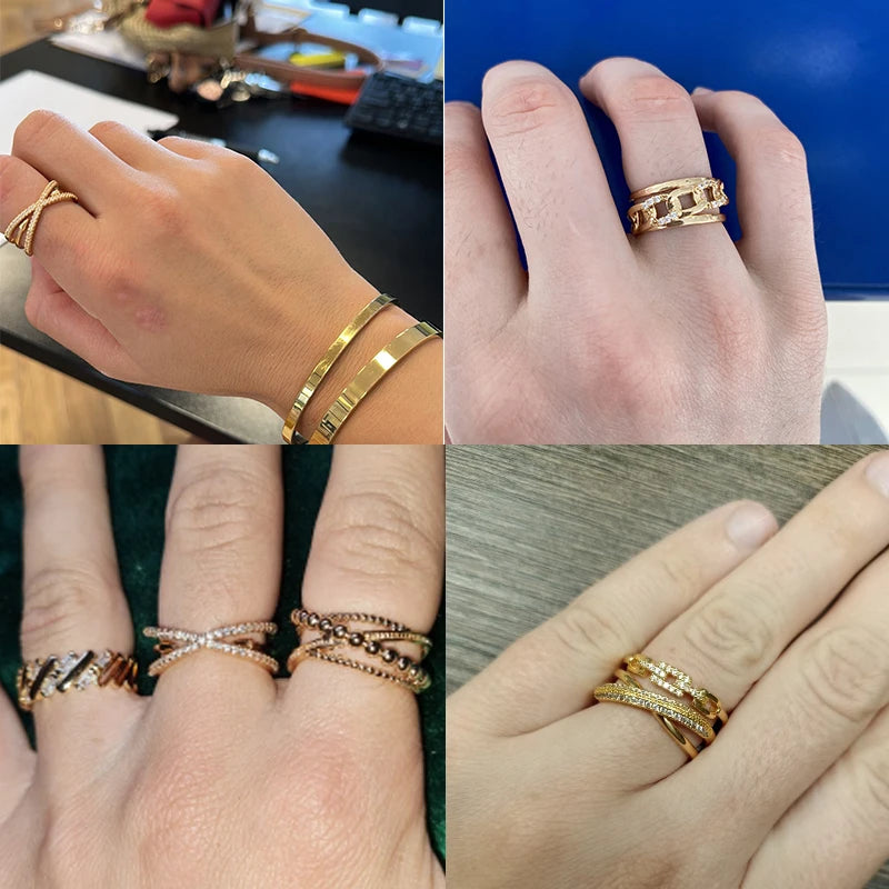 MODA GOLD COLLECTION RINGS 
ON BUDGET RINGS