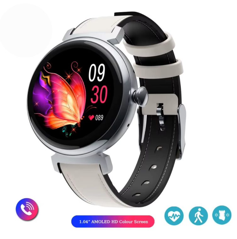 2025   1.04 inch AMOLED Smart watch for Ladies