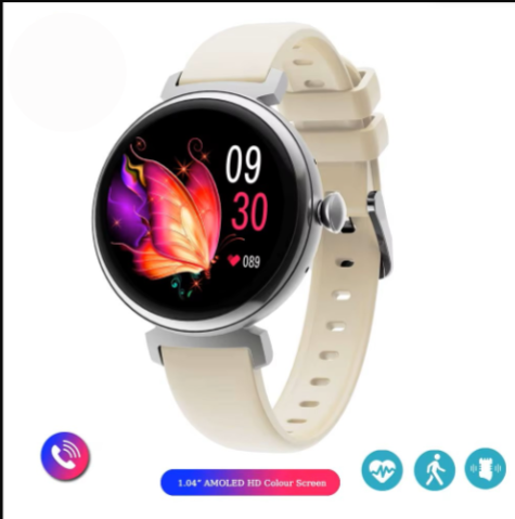 2025   1.04 inch AMOLED Smart watch for Ladies