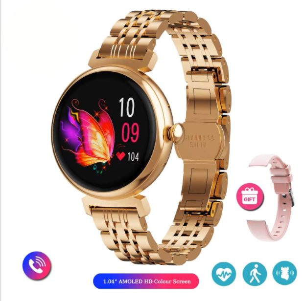 2025   1.04 inch AMOLED Smart watch for Ladies