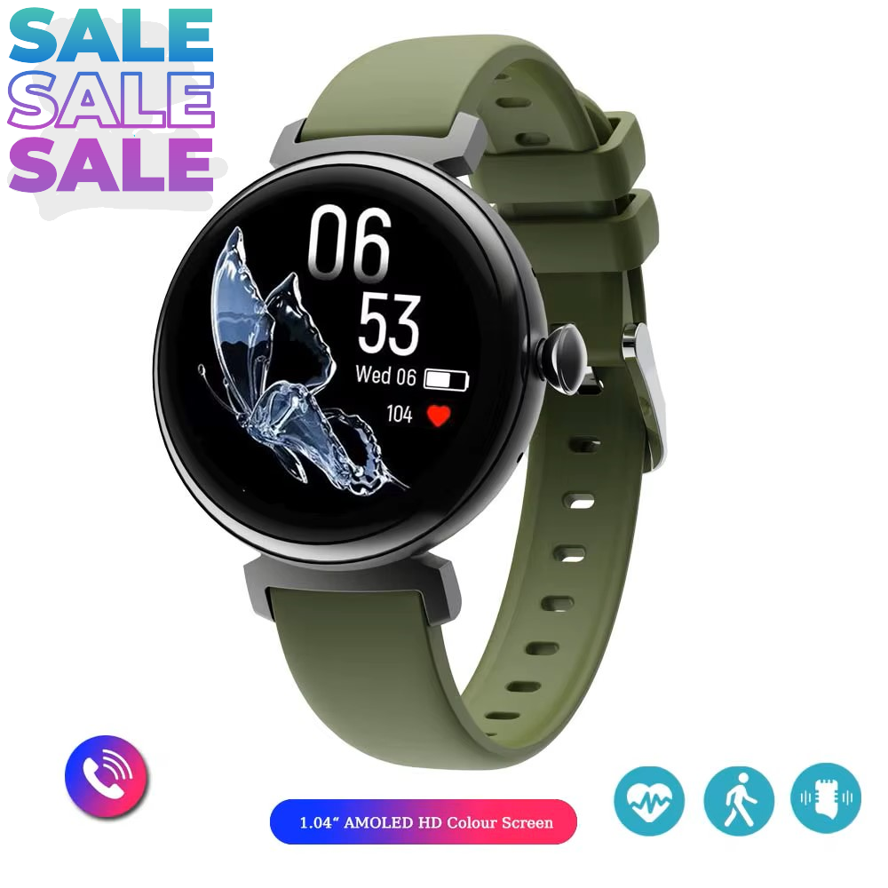 2025   1.04 inch AMOLED Smart watch for Ladies
