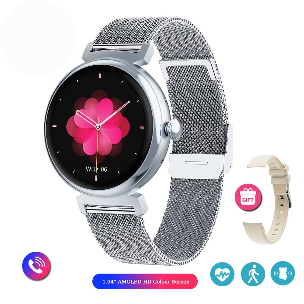 2025   1.04 inch AMOLED Smart watch for Ladies