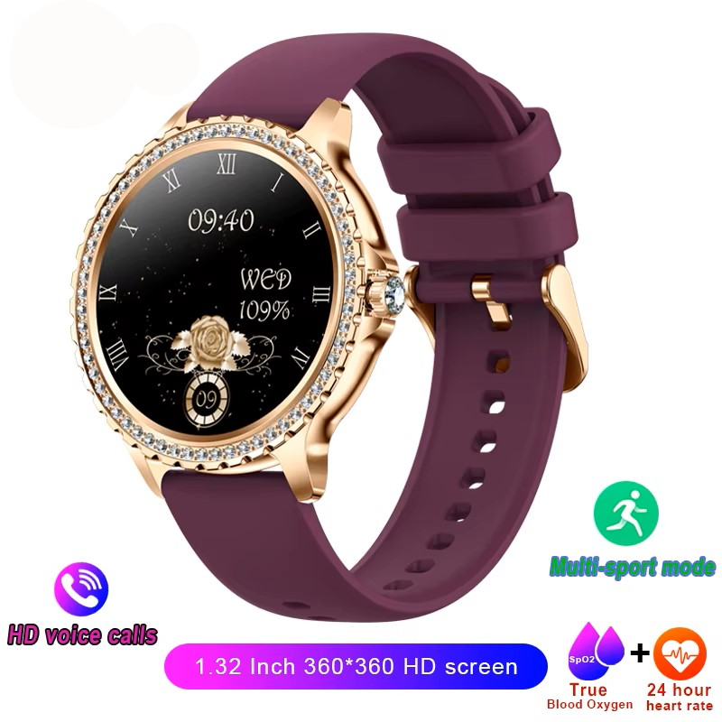 Smart Watch 1.32" AMOLED 360*360 HD FOR WOMEN