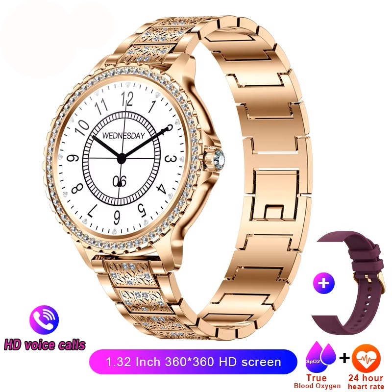 Smart Watch 1.32" AMOLED 360*360 HD FOR WOMEN