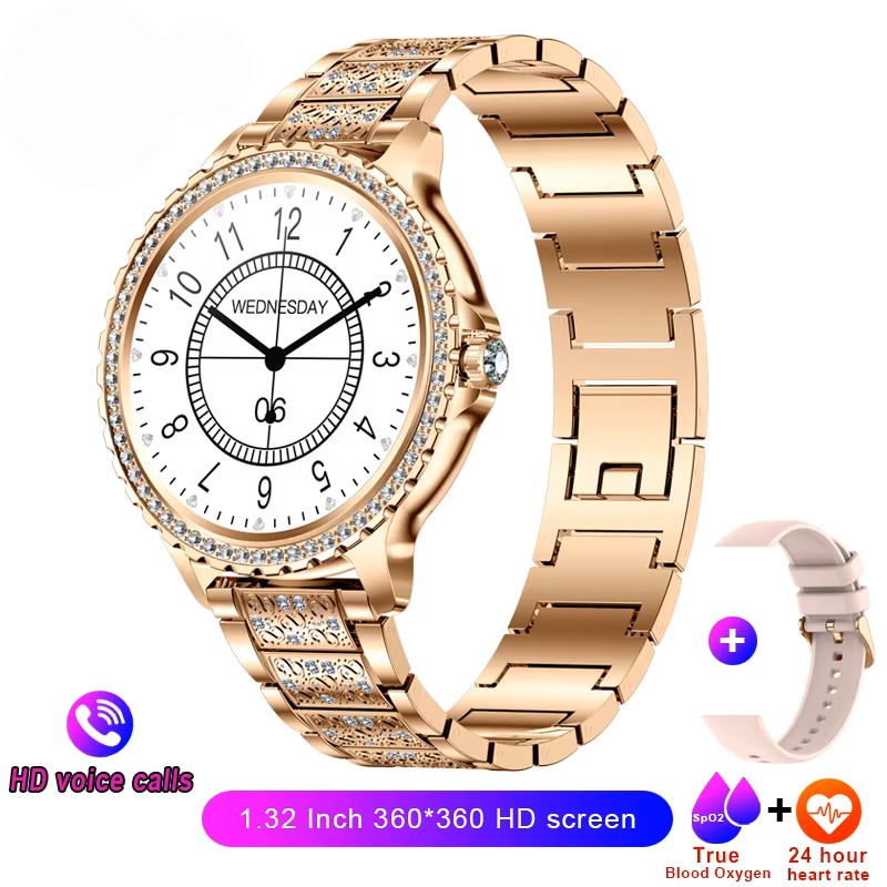 Smart Watch 1.32" AMOLED 360*360 HD FOR WOMEN